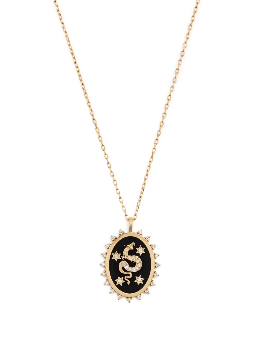 Золотое колье Dragon с керамикой и бриллиантами Adina Reyter, золотой
Золотое колье Dragon с керамикой и бриллиантами Adina Reyter, золотой