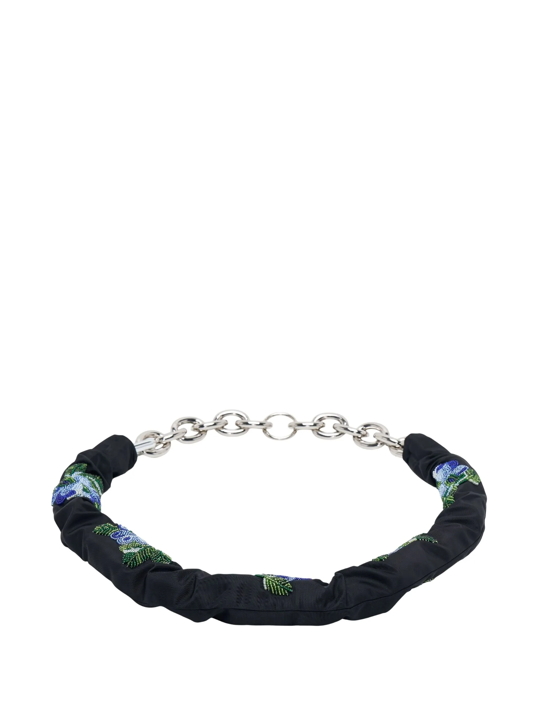 Цепочный ремень с цветочной вышивкой Simone Rocha, черный
Цепочный ремень с цветочной вышивкой Simone Rocha, черный