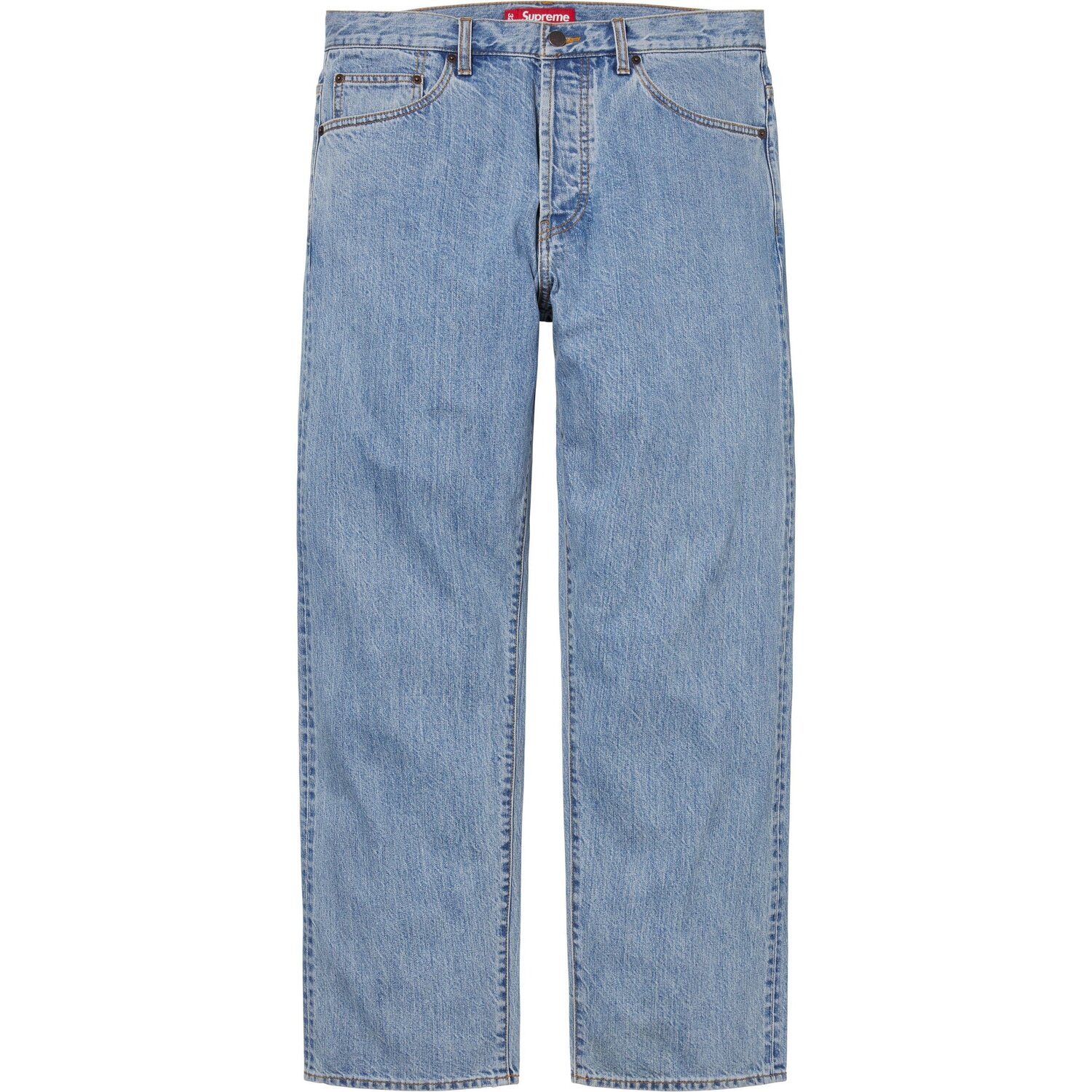 Каменная стирка slim джинсы Supreme, индиго
Каменная стирка slim джинсы Supreme, индиго