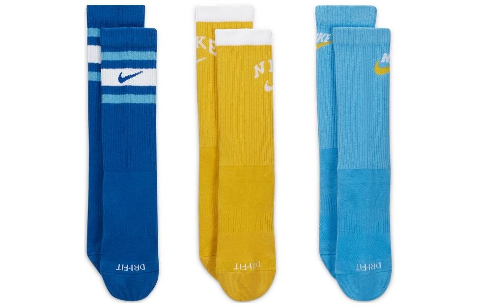 Детские носки Nike, цвет 3 double packs (yellow/dark blue/light blue)
Детские носки Nike, цвет 3 double packs (yellow/dark blue/light blue)