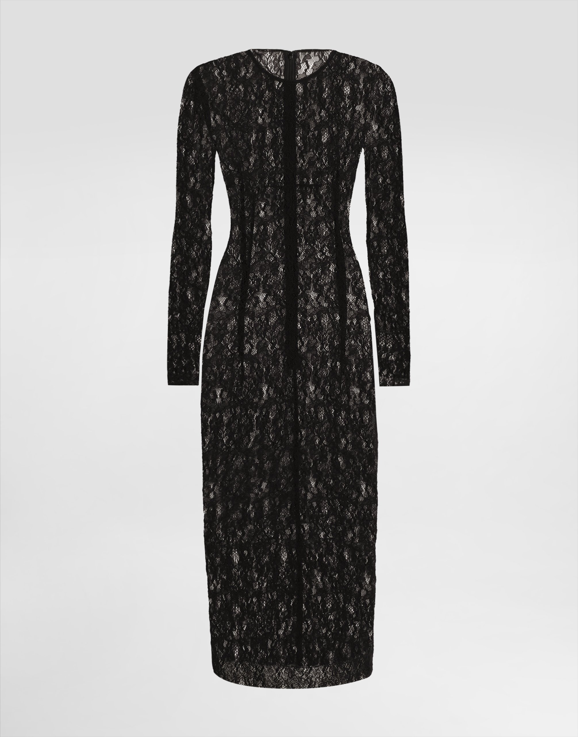 Кружевное платье миди с цветочным узором Dolce & Gabbana, черный
Кружевное платье миди с цветочным узором Dolce & Gabbana, черный