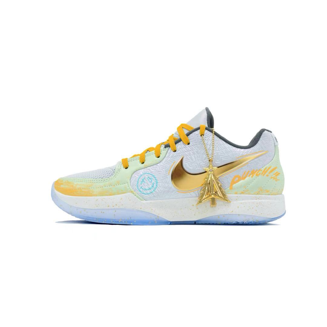 Nike Баскетбольные кроссовки Ja 2 с низким верхом, устойчивые к истиранию, с мягкой амортизацией, мужские, цвет голубо-оранжевый
Nike Баскетбольные кроссовки Ja 2 с низким верхом, устойчивые к истиранию, с мягкой амортизацией, мужские, цвет голубо-оранжевый