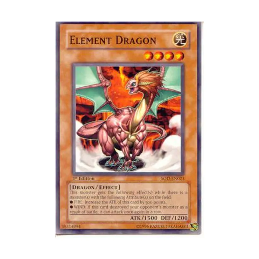 CCG Элементальный Дракон (Общий), Yu-Gi-Oh - Soul of the Duelist - Singles
CCG Элементальный Дракон (Общий), Yu-Gi-Oh - Soul of the Duelist - Singles