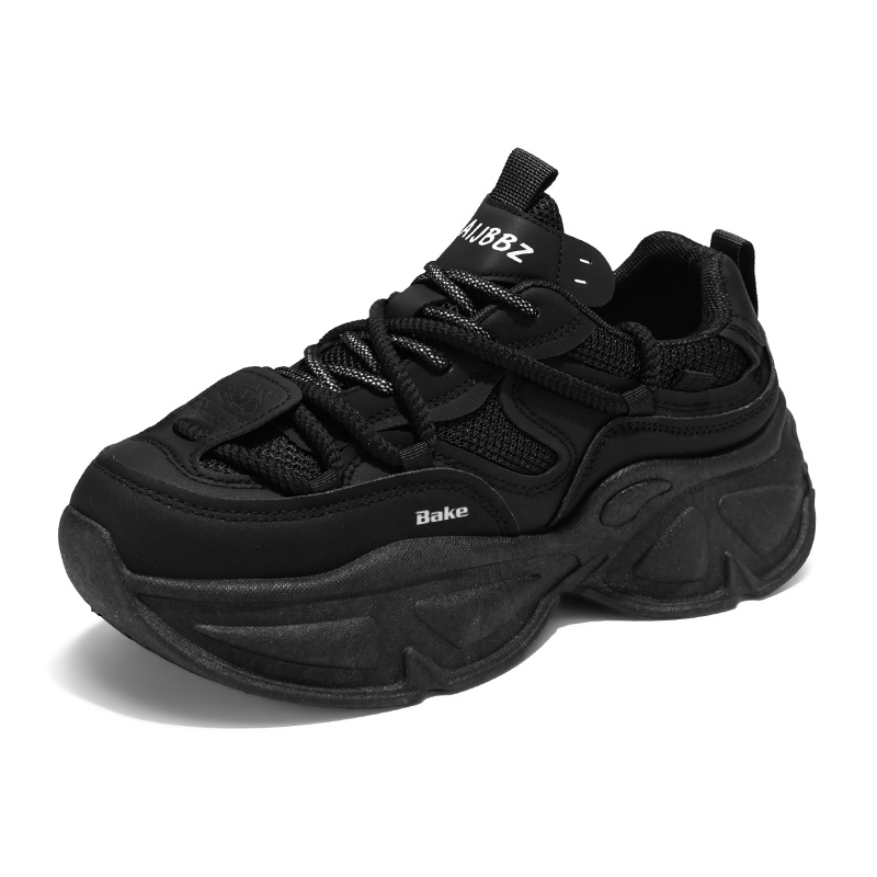 Износостойкие дышащие низкие массивные кроссовки для мужчин BAKE, Black
Износостойкие дышащие низкие массивные кроссовки для мужчин BAKE, Black
