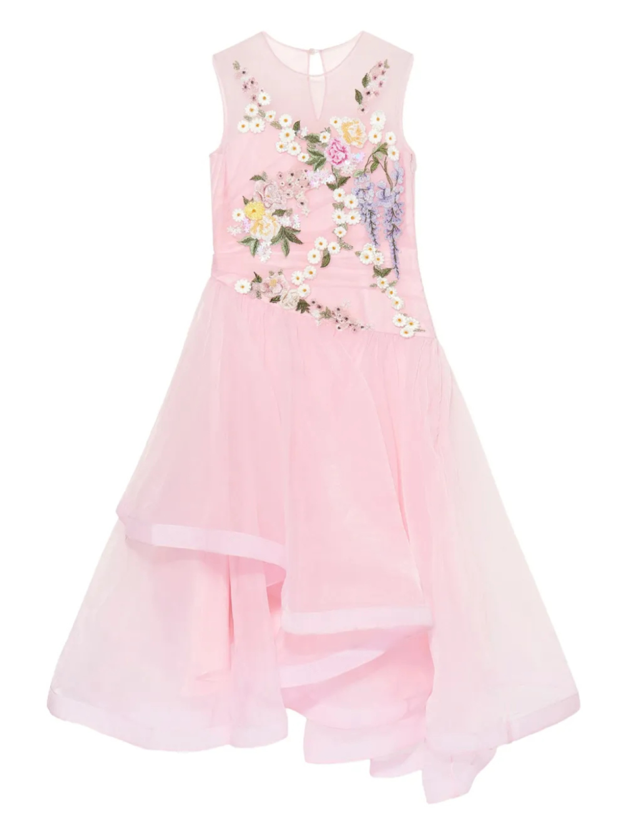 Платье с цветочной вышивкой MAISON AVA, розовый 
Платье с цветочной вышивкой MAISON AVA, розовый