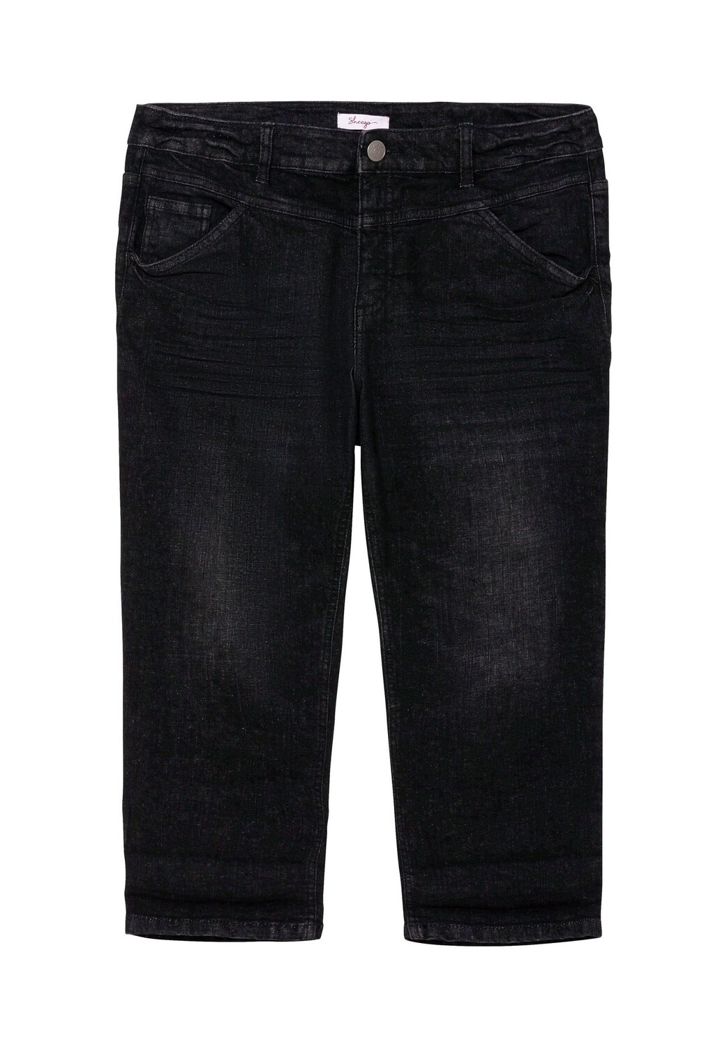 «Узкие» джинсы-капри с эффектами поношенности Sheego, цвет Black Denim
«Узкие» джинсы-капри с эффектами поношенности Sheego, цвет Black Denim