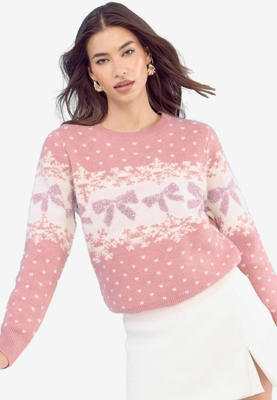 Джемпер Lipsy Jumper, Pink Bow Fairisle/Pink
Джемпер Lipsy Jumper, Pink Bow Fairisle/Pink