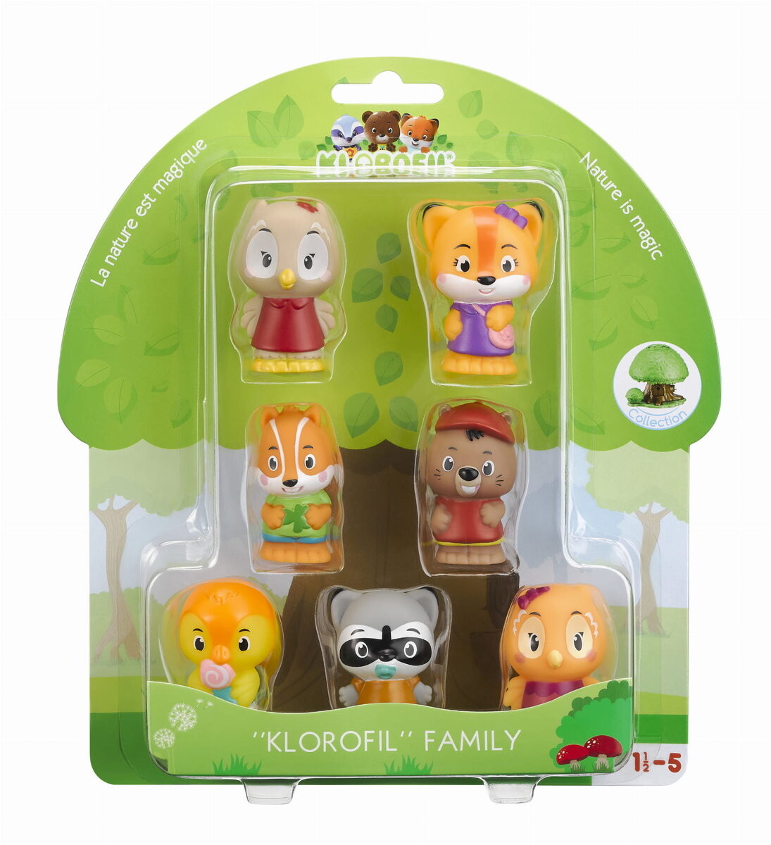 Животные Хлорофилл. Набор из 7 фигурок Klorofil
Животные Хлорофилл. Набор из 7 фигурок Klorofil