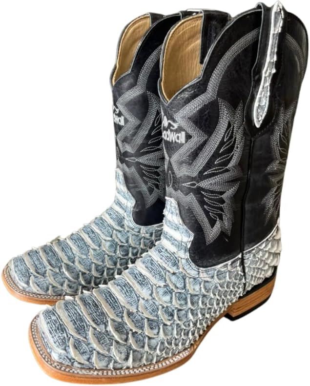 Мужские ковбойские сапоги GadwallAR с экзотическим узором, кожаные, серии Alex с рисунком под змею, каймана и страуса, с квадратным носком, слипон, Pepperflake Snake
Мужские ковбойские сапоги GadwallAR с экзотическим узором, кожаные, серии Alex с рисунком под змею, каймана и страуса, с квадратным носком, слипон, Pepperflake Snake