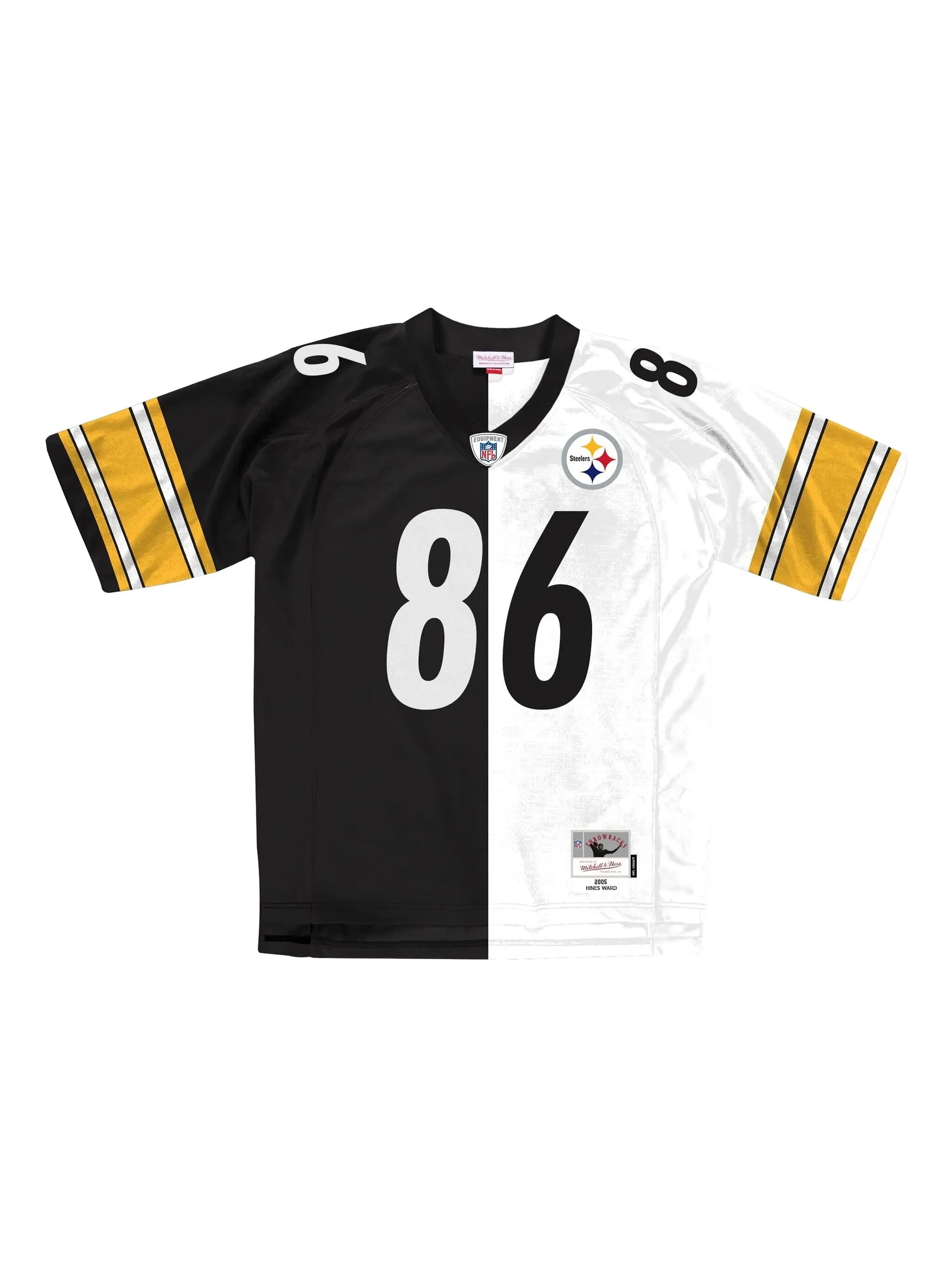 Футболка Split Home and Away Jersey NFL Pittsburgh Steelers 05 Hines Ward Mitchell & Ness, черный
Футболка Split Home and Away Jersey NFL Pittsburgh Steelers 05 Hines Ward Mitchell & Ness, черный