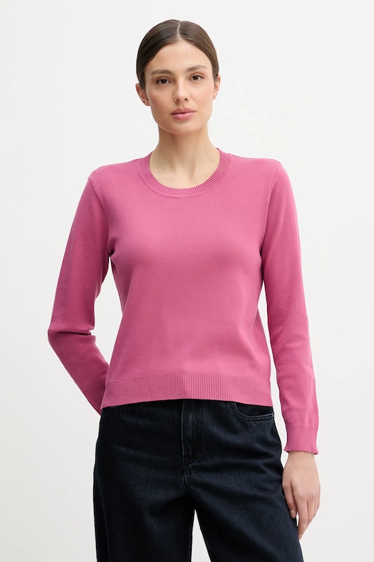 Хлопковый свитер United Colors of Benetton, розовый
Хлопковый свитер United Colors of Benetton, розовый