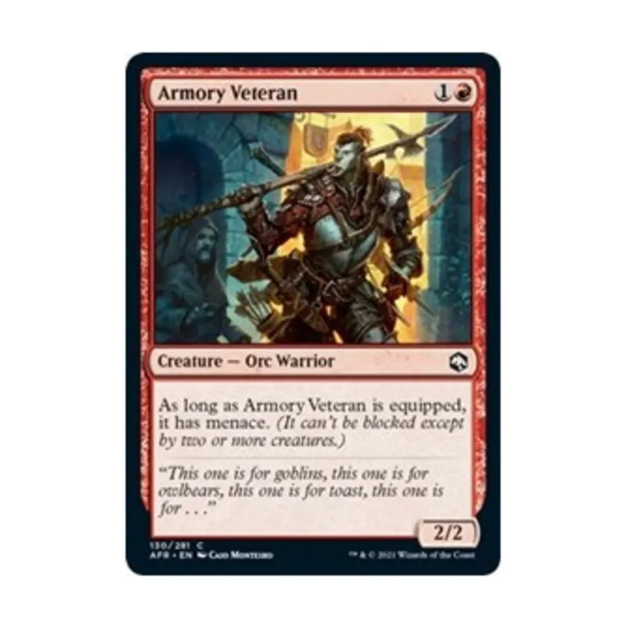 CCG Ветеран Оружейной палаты (К), MTG - Adventures in the Forgotten Realms
CCG Ветеран Оружейной палаты (К), MTG - Adventures in the Forgotten Realms