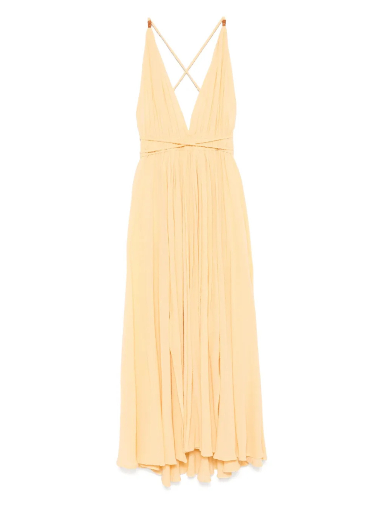 Расклешенное платье миди Caravana, желтый
Расклешенное платье миди Caravana, желтый