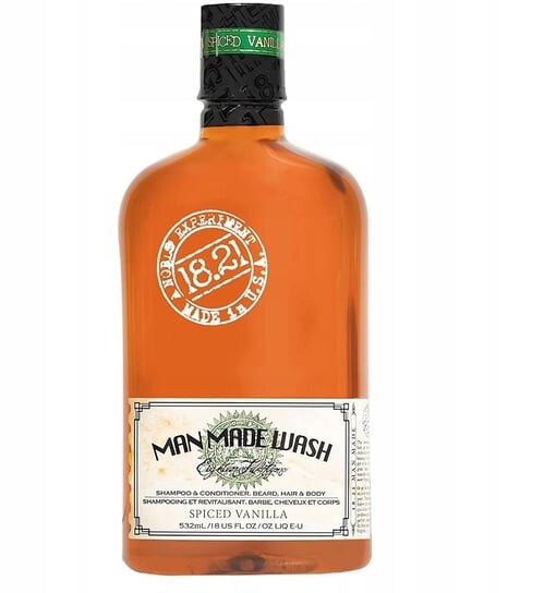 18.21, Man Made Wash, гель для душа 3 в 1 с пряной ванилью, 500 мл
18.21, Man Made Wash, гель для душа 3 в 1 с пряной ванилью, 500 мл