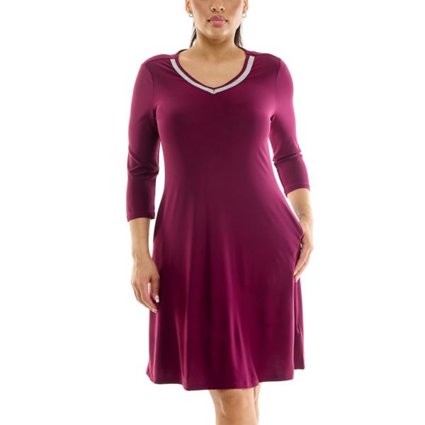 Женское платье с отделкой из ожерелья и карманами Nina Leonard, цвет crisp berry
Женское платье с отделкой из ожерелья и карманами Nina Leonard, цвет crisp berry