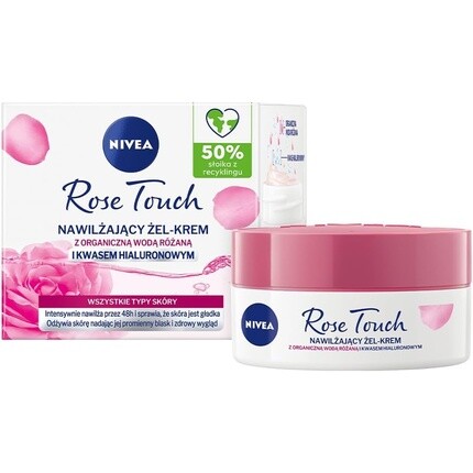 Rose Touch Увлажняющий гель-крем 50мл, Nivea
Rose Touch Увлажняющий гель-крем 50мл, Nivea