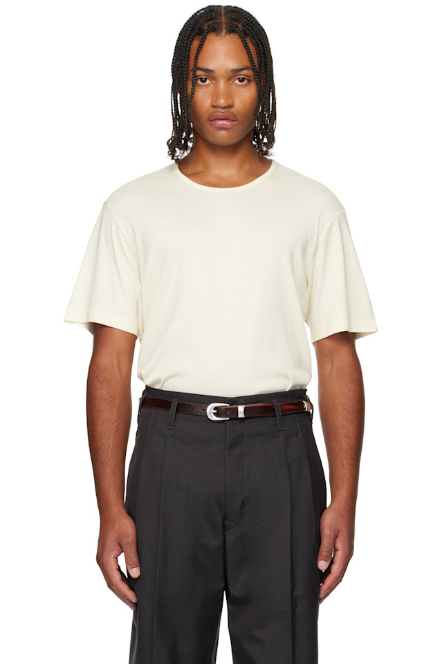 Lemaire Футболка в рубчик Off-White
Lemaire Футболка в рубчик Off-White