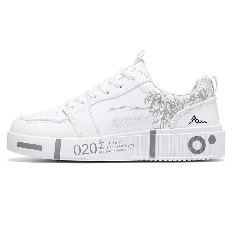 Нескользящие, амортизирующие, устойчивые к истиранию, сбалансированные, низкие, мужские кроссовки для скейтбординга ATONGMU, White Gray
Нескользящие, амортизирующие, устойчивые к истиранию, сбалансированные, низкие, мужские кроссовки для скейтбординга ATONGMU, White Gray