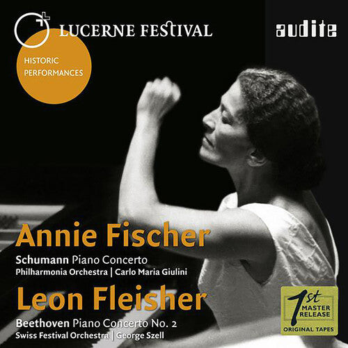 CD диск Schumann / Szell / Swiss Festival Orchestra: Annie Fischer & Leon Fleisher play Schumann & Beethoven PianoConcertos
CD диск Schumann / Szell / Swiss Festival Orchestra: Annie Fischer & Leon Fleisher play Schumann & Beethoven PianoConcertos