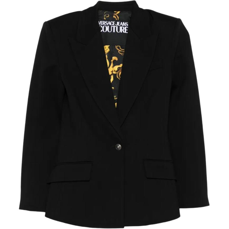 VERSACE JEANS COUTURE Однобортный пиджак с вырезными лацканами, Black
VERSACE JEANS COUTURE Однобортный пиджак с вырезными лацканами, Black