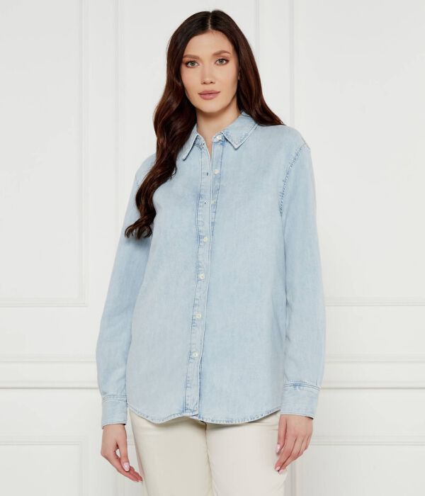 Рубашка джинсовая Calvin Klein Regular Fit, голубой 
Рубашка джинсовая Calvin Klein Regular Fit, голубой