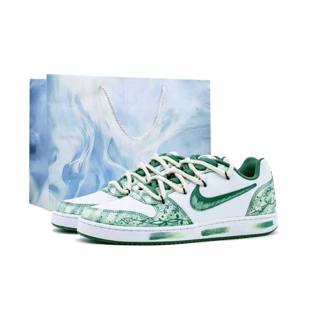 Nike Кроссовки для скейтбординга EBERNON Ivy Dreams Waterproof And Wear resistant низкие унисекс бело-зеленые
Nike Кроссовки для скейтбординга EBERNON Ivy Dreams Waterproof And Wear resistant низкие унисекс бело-зеленые