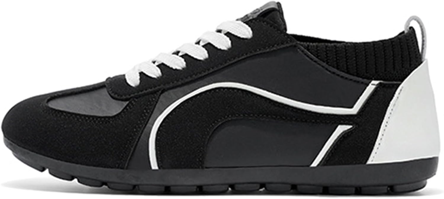 Ретро кроссовки для мужчин с тонкой подошвой, удобные повседневные прогулочные, шнуровка, спортивные, легкие теннисные кроссовки для бега и тренировок в спортзале Bangteuo, черный
Ретро кроссовки для мужчин с тонкой подошвой, удобные повседневные прогулочные, шнуровка, спортивные, легкие теннисные кроссовки для бега и тренировок в спортзале Bangteuo, черный