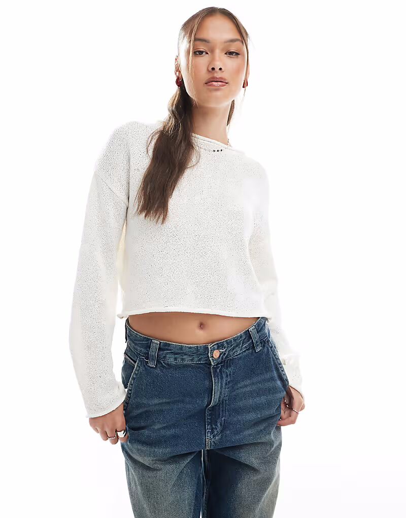 Cotton:On Свитер с вырезом-лодочкой цвета фарфора
Cotton:On Свитер с вырезом-лодочкой цвета фарфора