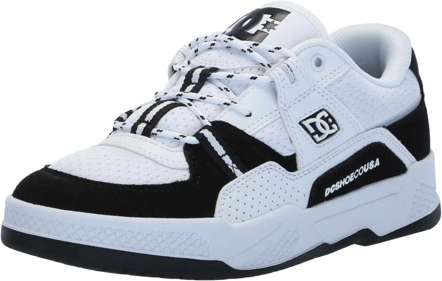Мужские кеды для скейтборда DC Shoes Construct, белый/черный
Мужские кеды для скейтборда DC Shoes Construct, белый/черный