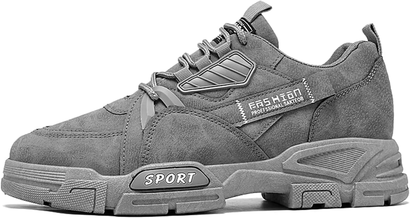 Мужские повседневные спортивные кроссовки Cmadolrs на шнуровке, модные, с нескользящей подошвой, удобные для ходьбы, кожаные, серый
Мужские повседневные спортивные кроссовки Cmadolrs на шнуровке, модные, с нескользящей подошвой, удобные для ходьбы, кожаные, серый