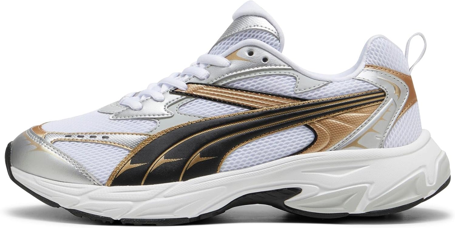 Мужские кроссовки для фитнеса и тренировок Puma, белый/золотой
Мужские кроссовки для фитнеса и тренировок Puma, белый/золотой