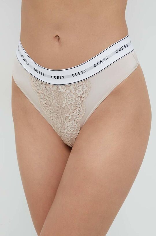 Стринги Guess, бежевый
Стринги Guess, бежевый