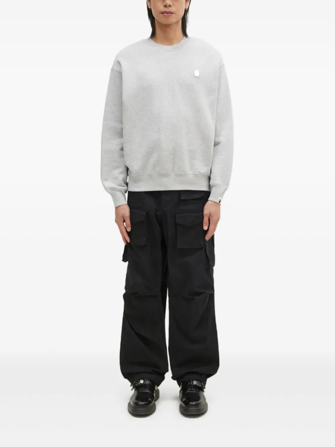 Толстовка с круглым вырезом A BATHING APE Ape Head, серый
Толстовка с круглым вырезом A BATHING APE Ape Head, серый