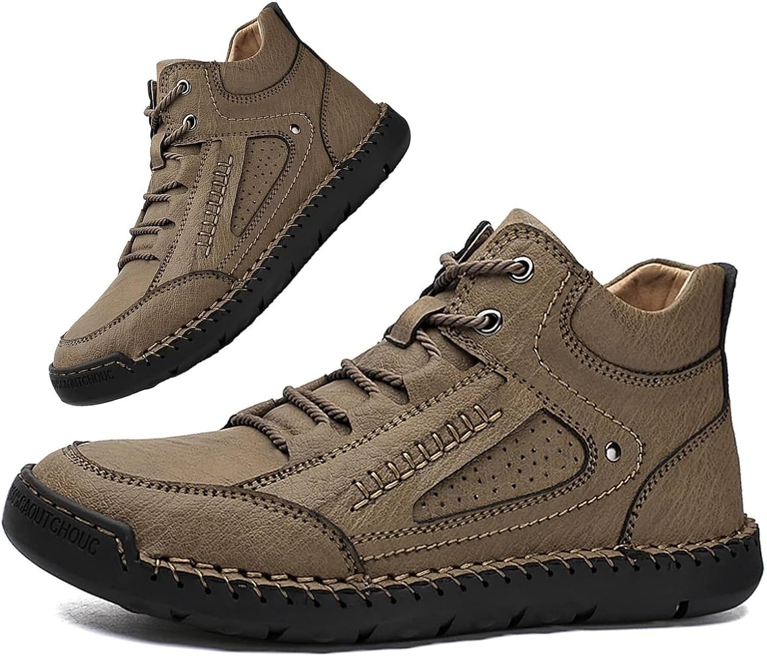 Мужские повседневные ботинки Чакка с ручной прострочкой, средней посадки, из мягкой кожи, на шнуровке, противоскользящие, для ходьбы и вождения Generic, хаки
Мужские повседневные ботинки Чакка с ручной прострочкой, средней посадки, из мягкой кожи, на шнуровке, противоскользящие, для ходьбы и вождения Generic, хаки