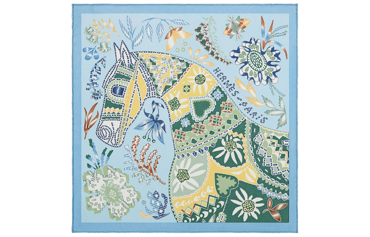 HERMES Шелковый шарф Unisex Blue
HERMES Шелковый шарф Unisex Blue