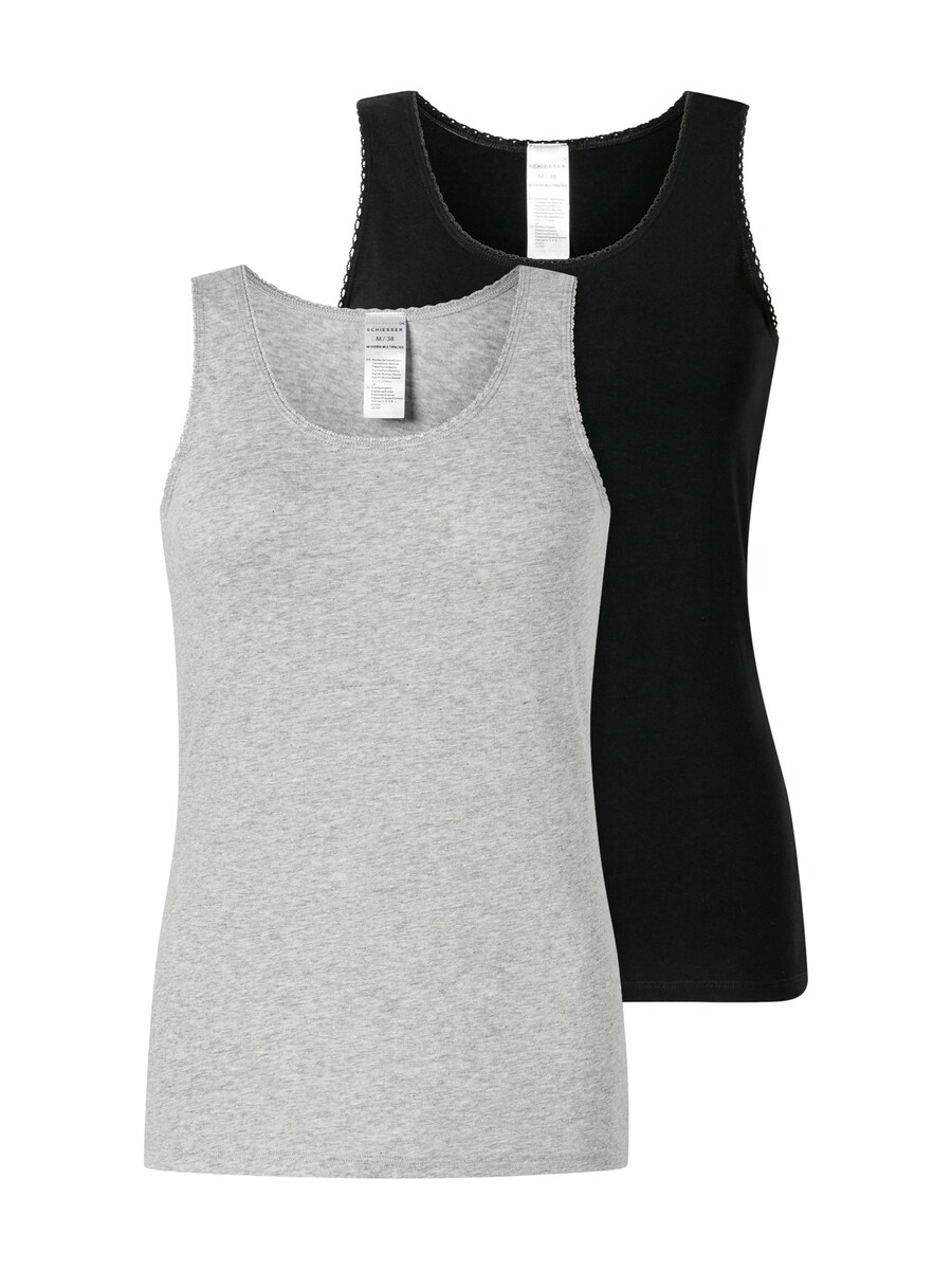 Нижняя рубашка SCHIESSER Modern Multipacks, Mottled Grey/Black
Нижняя рубашка SCHIESSER Modern Multipacks, Mottled Grey/Black