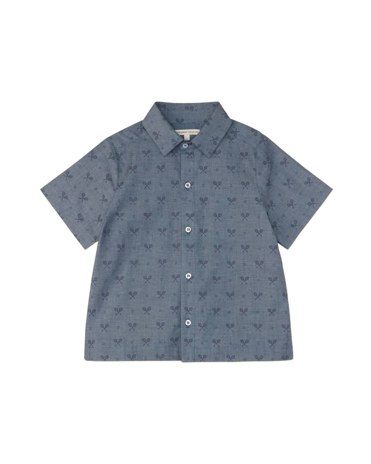 Мужская рубашка Boardwalk в синем цвете The Sunday Collective
Мужская рубашка Boardwalk в синем цвете The Sunday Collective