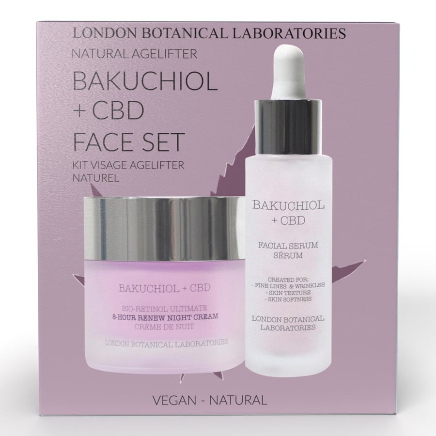 LBL- CBD + Bakuchiol Face Set (сыворотка + увлажняющий крем) London Botanical Laboratories
LBL- CBD + Bakuchiol Face Set (сыворотка + увлажняющий крем) London Botanical Laboratories