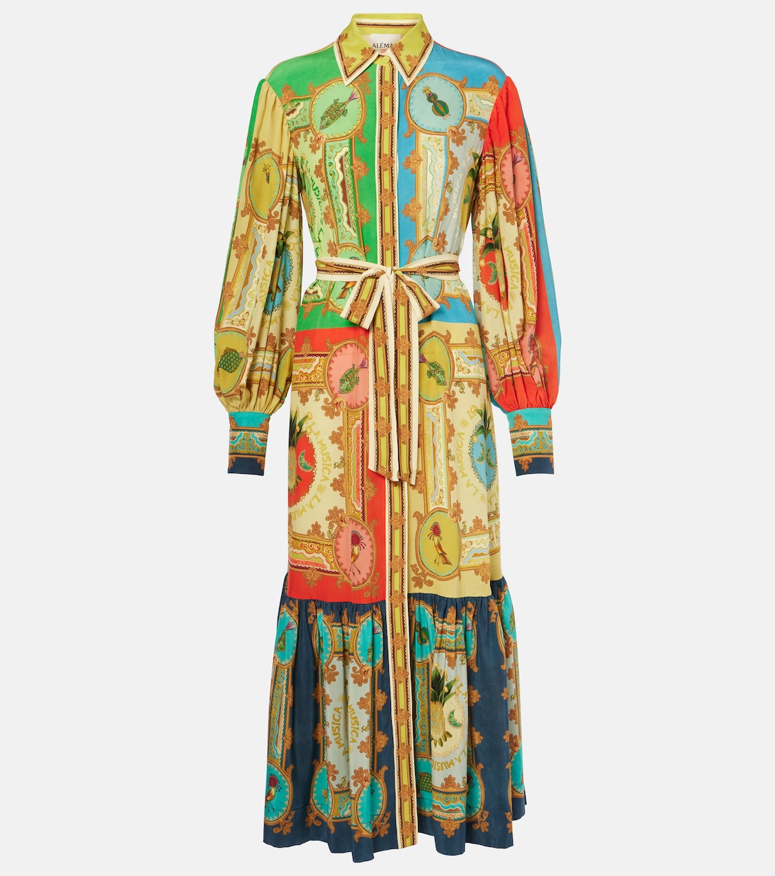 Платье-рубашка из льна с принтом Monte Alémais, разноцветный
Платье-рубашка из льна с принтом Monte Alémais, разноцветный