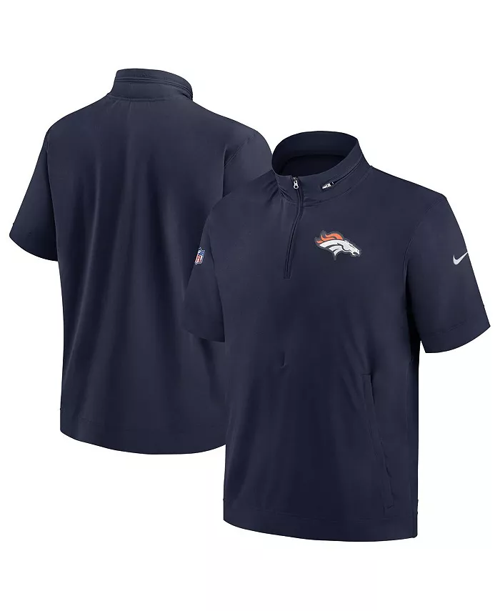 Мужская синяя худи с молнией до середины Denver Broncos Sideline Coach с короткими рукавами Nike
Мужская синяя худи с молнией до середины Denver Broncos Sideline Coach с короткими рукавами Nike