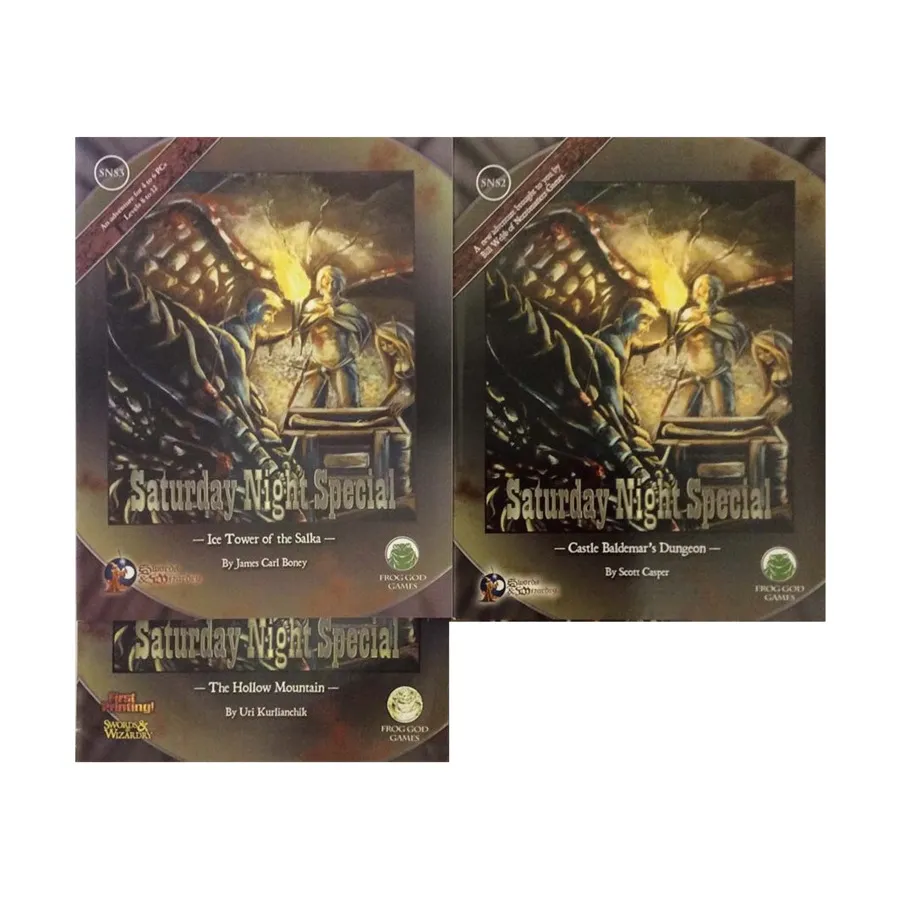 Модуль Saturday Night Special Collection #1-3 (Swords & Wizardry), Swords & Wizardry (Frog God Games)
Модуль Saturday Night Special Collection #1-3 (Swords & Wizardry), Swords & Wizardry (Frog God Games)