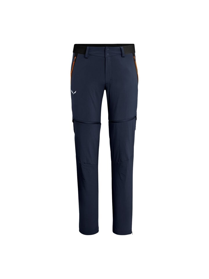 Брюки для тренировок и бега Salewa Pedroc Durastretch Zip Off Softshellhose, темно-синий 
Брюки для тренировок и бега Salewa Pedroc Durastretch Zip Off Softshellhose, темно-синий