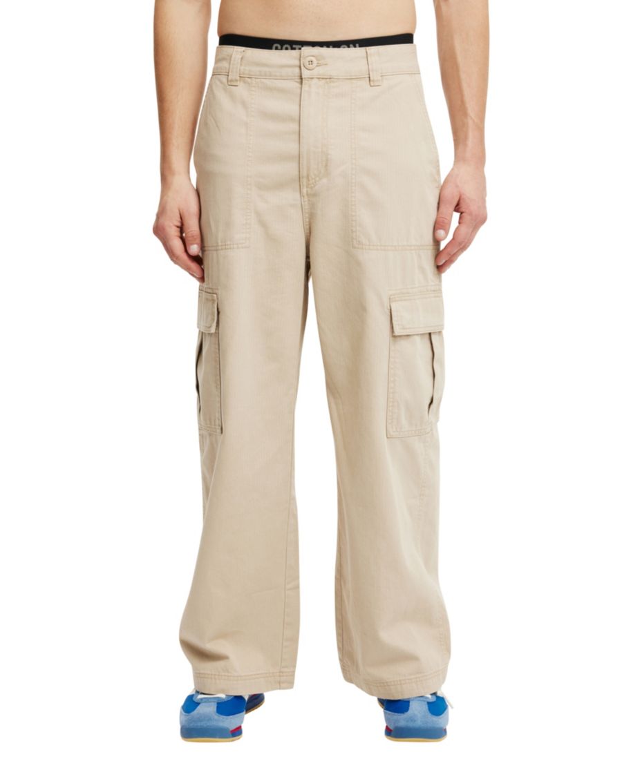 Мужские брюки-карго Axel Super Baggy COTTON ON, Stone
Мужские брюки-карго Axel Super Baggy COTTON ON, Stone