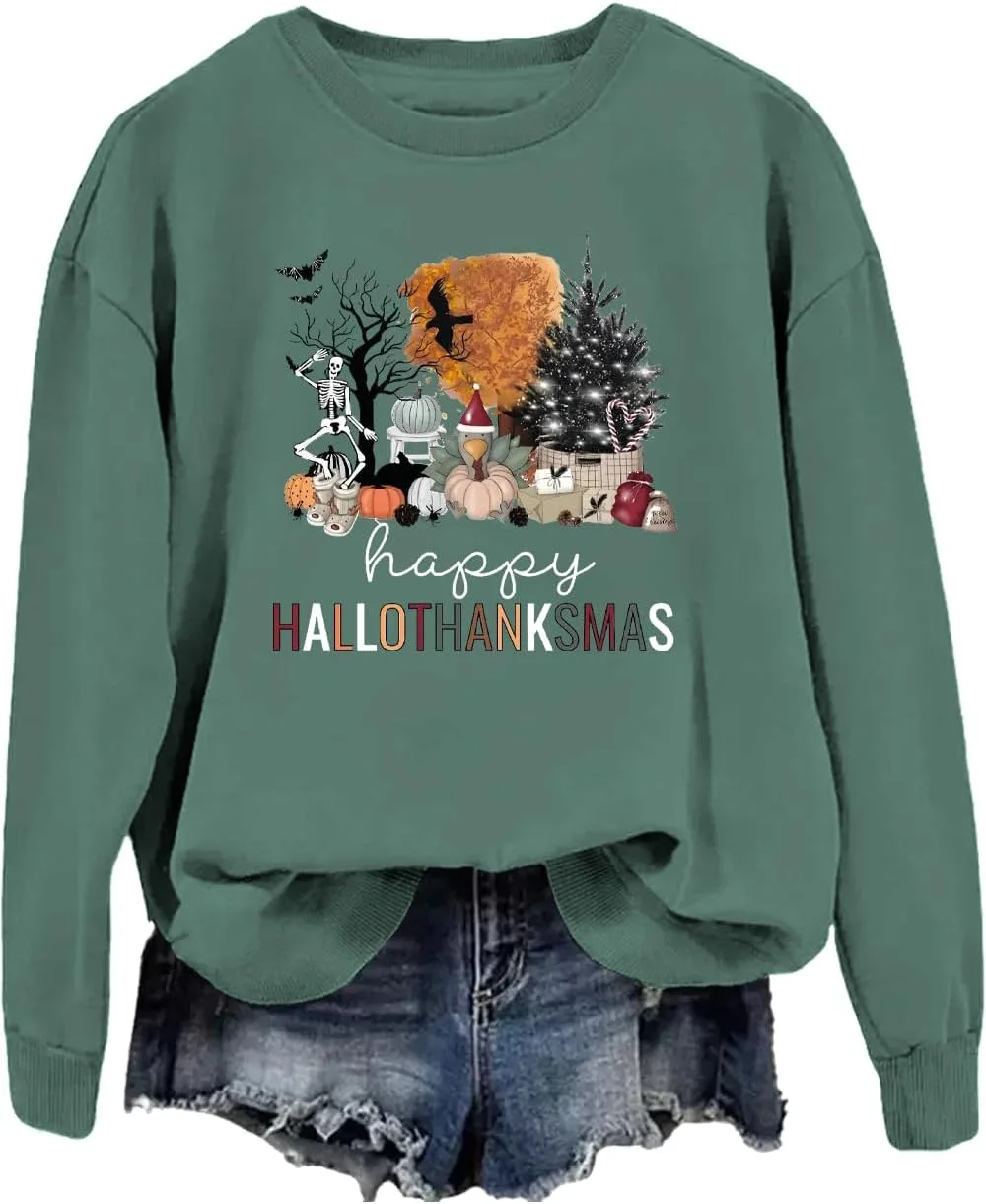 Толстовка Happy Hallothanksmas с длинным рукавом
Толстовка Happy Hallothanksmas с длинным рукавом