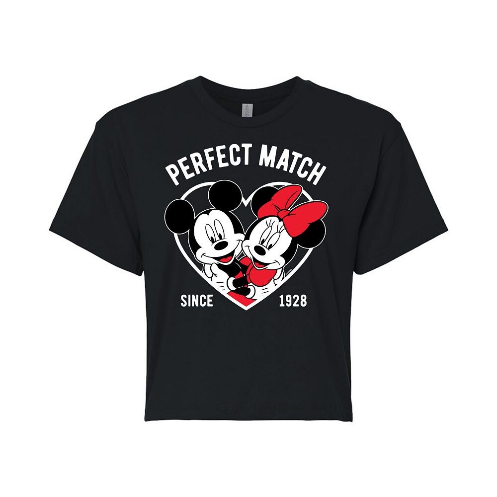 Укороченная футболка Perfect Match для детей Disney's Mickey & Minnie Mouse, черный
Укороченная футболка Perfect Match для детей Disney's Mickey & Minnie Mouse, черный