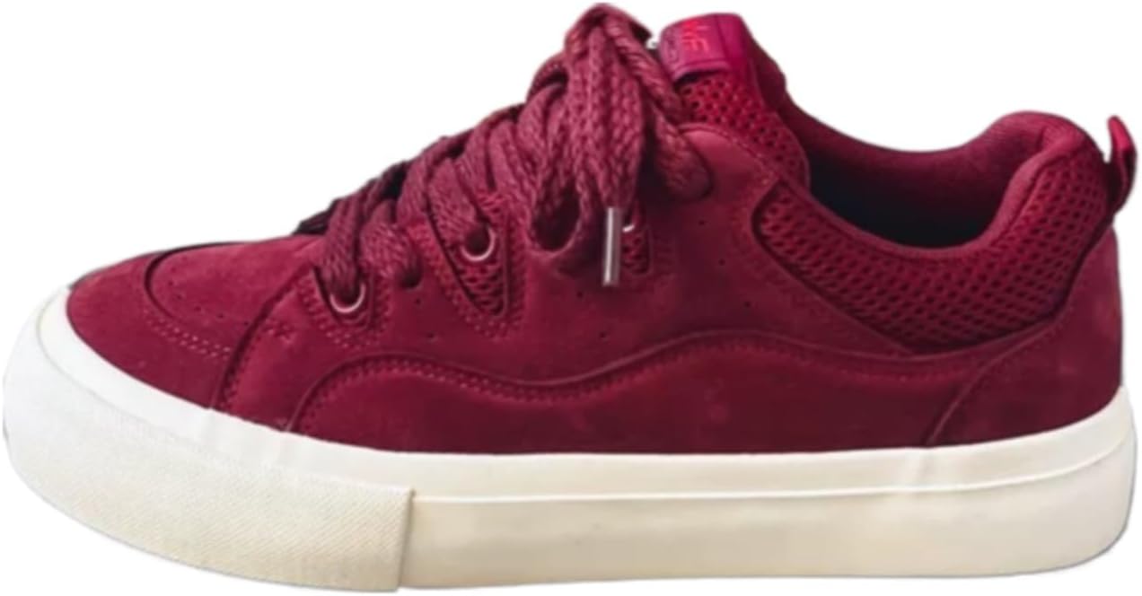 Мужские бордовые кроссовки на массивной подошве, платформе, шнуровке, для повседневной носки, увеличивающие рост, уличная мода Azttoztto
Мужские бордовые кроссовки на массивной подошве, платформе, шнуровке, для повседневной носки, увеличивающие рост, уличная мода Azttoztto