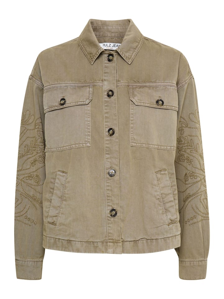 Куртка PZLAINA свободного кроя в цвете Covert Green PULZ Jeans
Куртка PZLAINA свободного кроя в цвете Covert Green PULZ Jeans