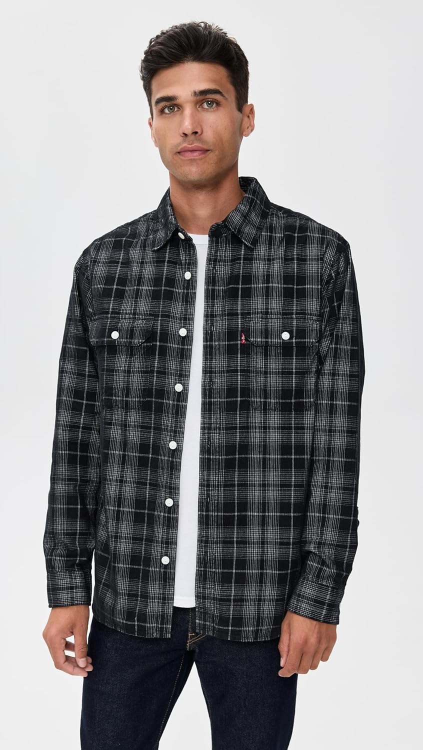Мужская рабочая рубашка Levi's Jackson, Huxley Plaid Jet Black
Мужская рабочая рубашка Levi's Jackson, Huxley Plaid Jet Black