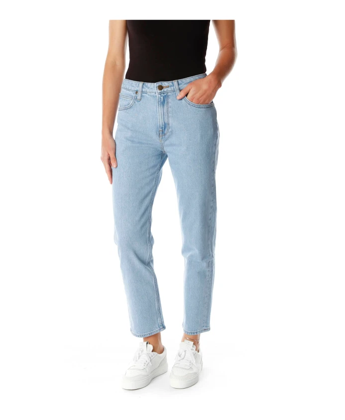 Джинсы прямого кроя с завышенной талией Carol Lee, синий
Джинсы прямого кроя с завышенной талией Carol Lee, синий