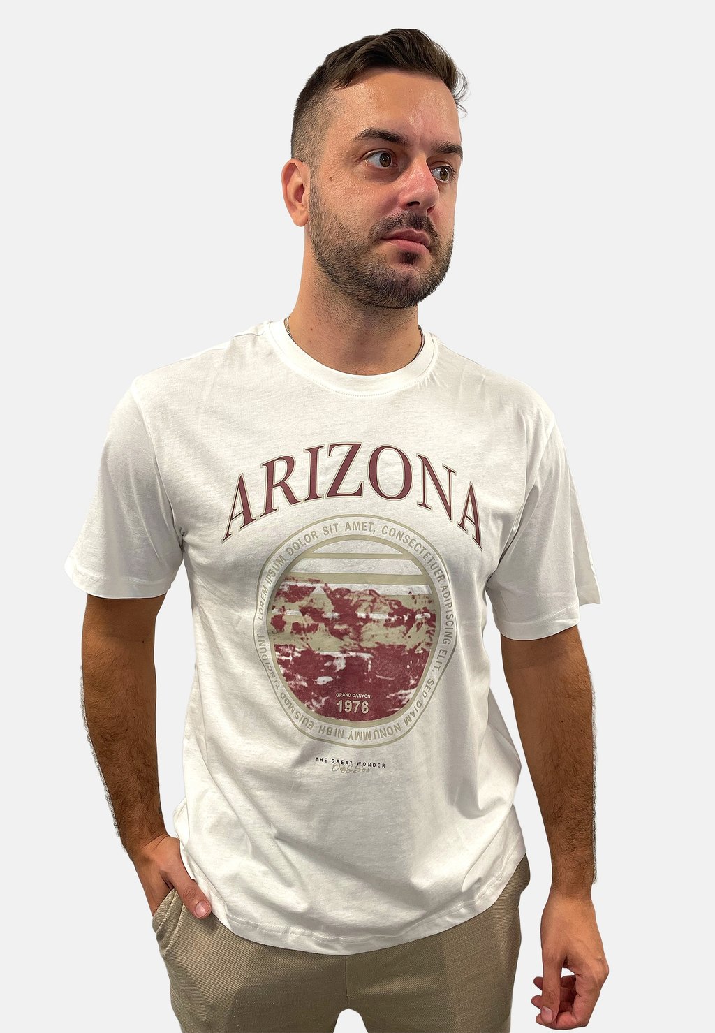 Футболка с принтом 2 PACK-LOCKER GESCHNITTEN RUNDHALS KURZARM Only & Sons, белый 
Футболка с принтом 2 PACK-LOCKER GESCHNITTEN RUNDHALS KURZARM Only & Sons, белый